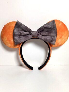 Disney Parks Mickey Minnie Mouse Ears Headband Exclusive Halloween 2022 Orange